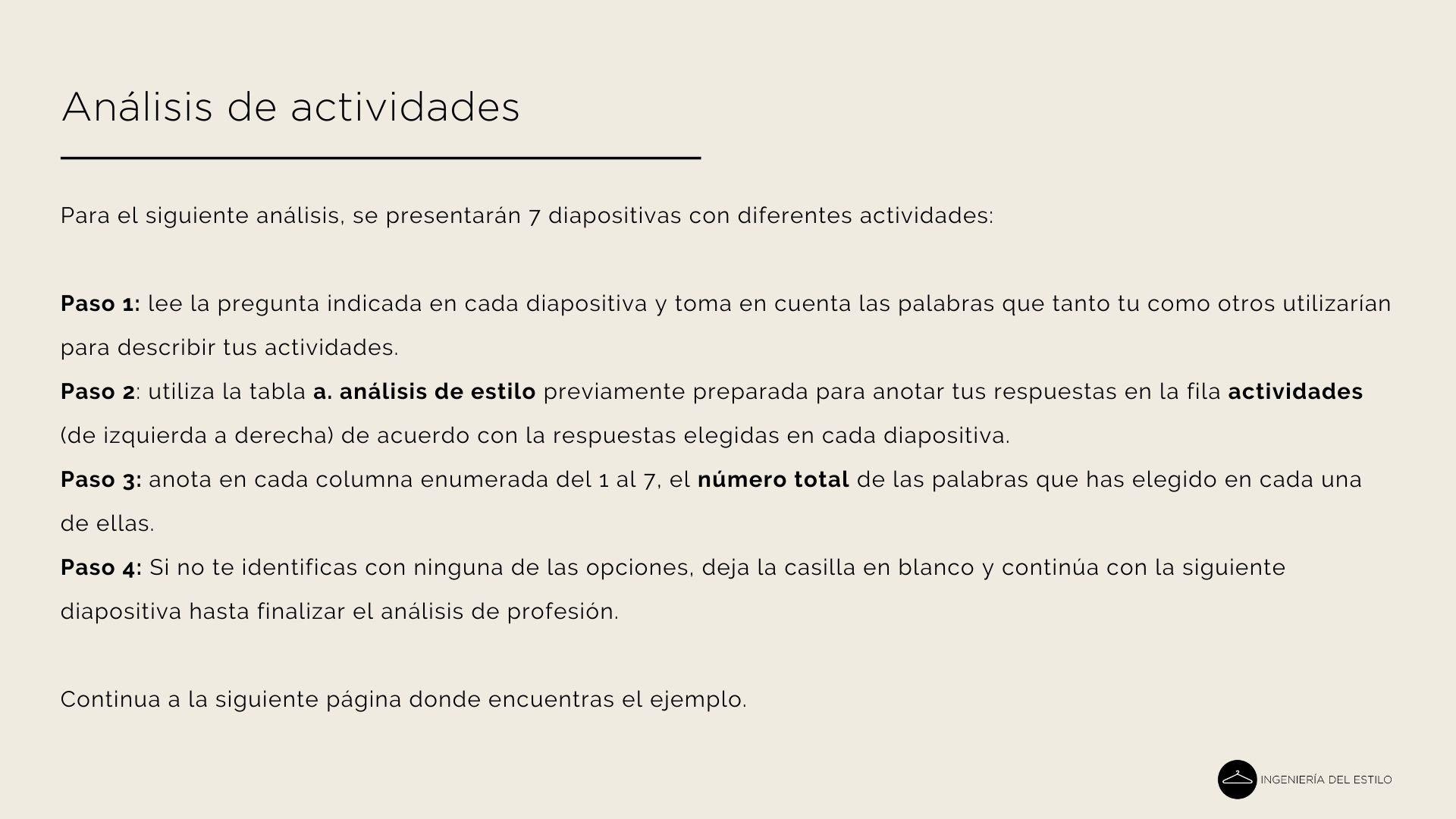 Instrucciones Actividad